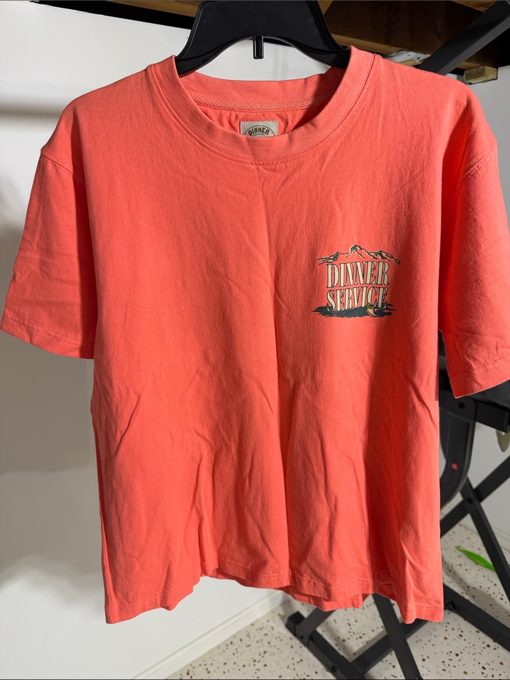 Dinner Service NY Fisherman Tee (Coral)